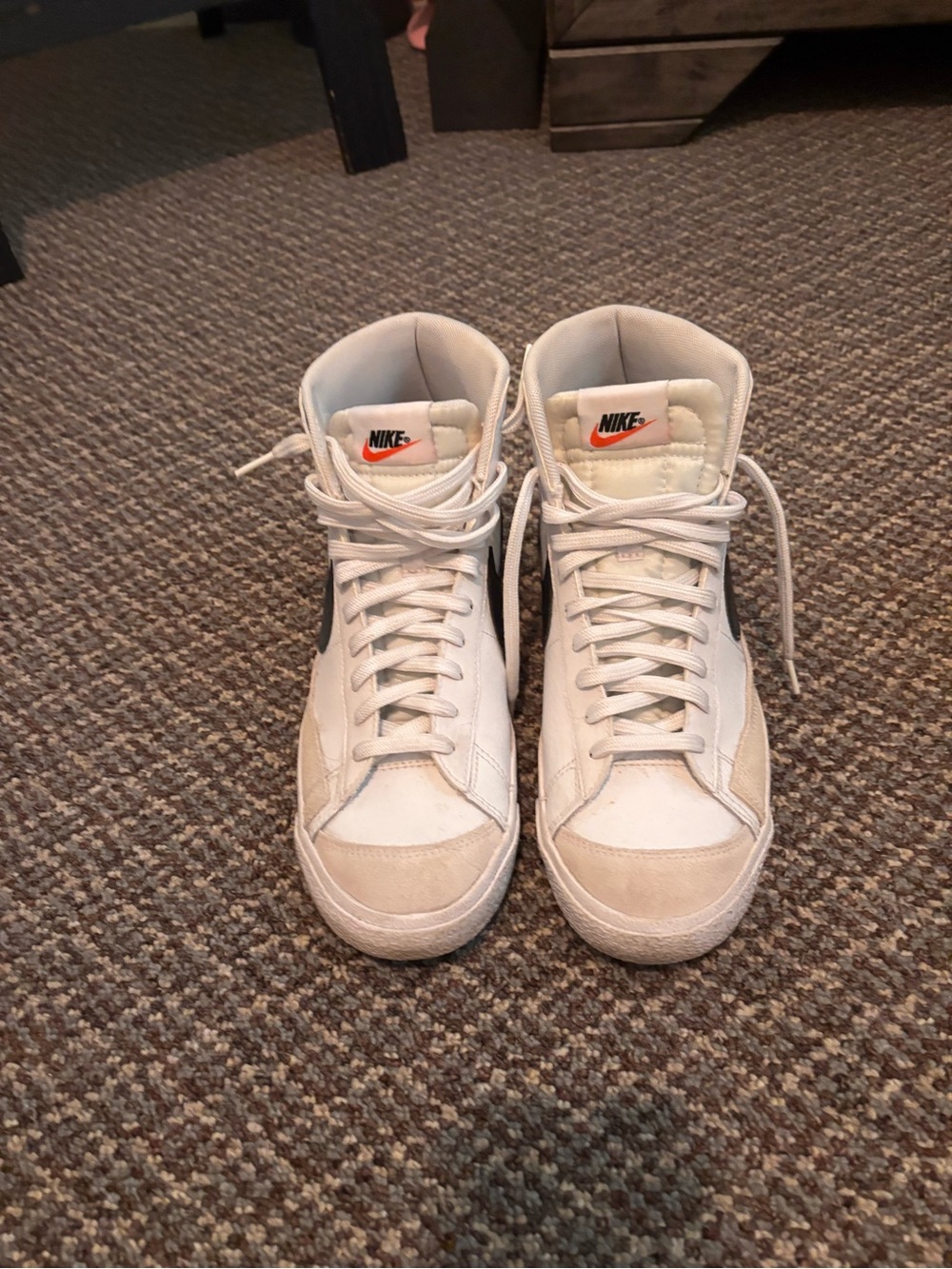 Nike White High-Top Sneakers